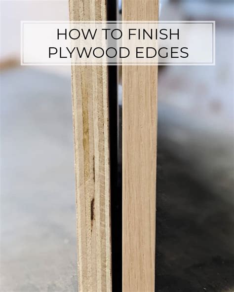 what about metal l-brackets for finsihed edges of plywood|plywood finishing techniques.